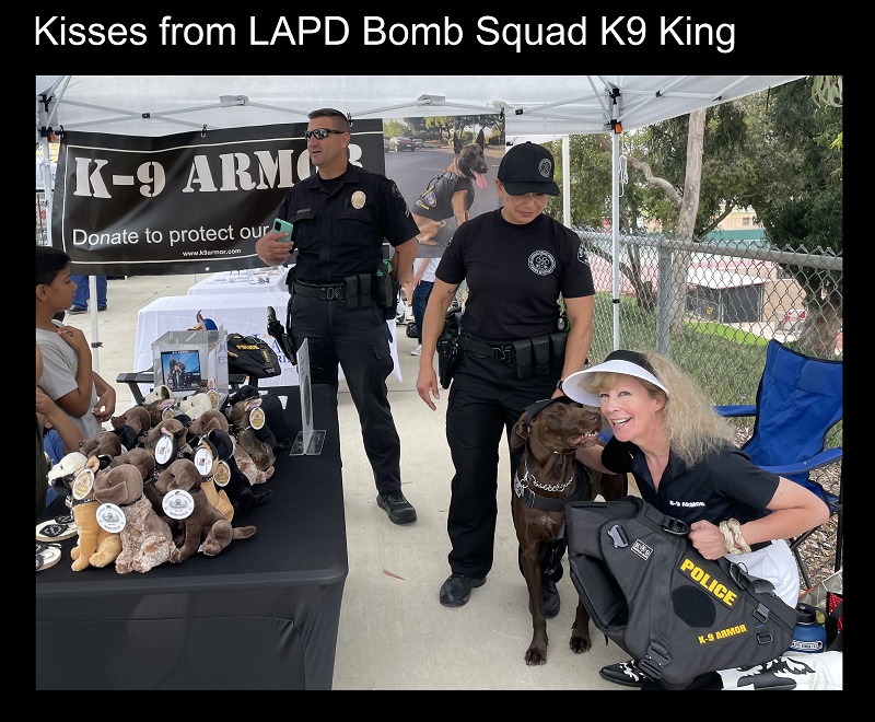Donate to protect LAPD Bomb Squad K9 Heroes Mr King for Officer Sanchez