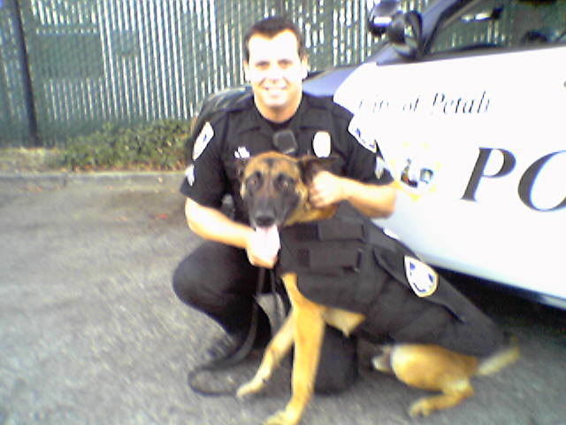 K9 Max and Officer Cox, Petaluma P.D. K9 Max and Officer Cox, Petaluma P.D.