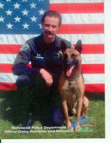 K9 Maverick and Officer Doug Hembree, Richmond PD K9 Maverick and Officer Doug Hembree, Richmond PD