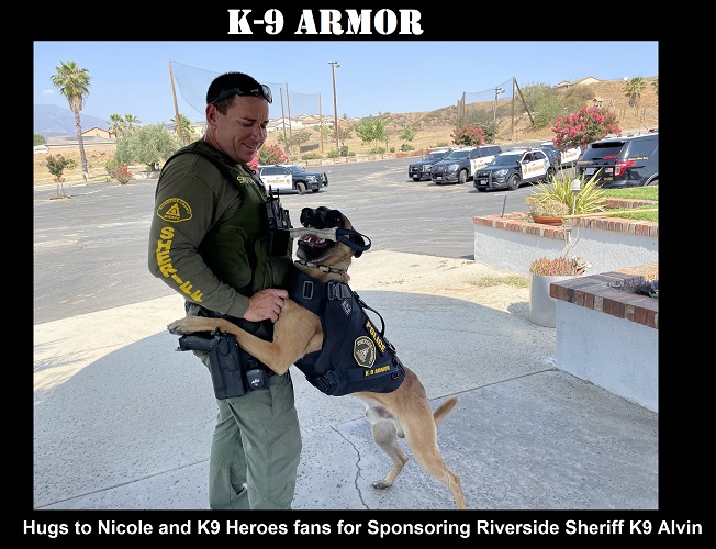 K9 Officer Bruno gets bulletproof protective vest