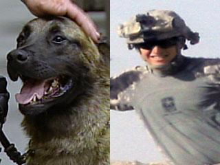 Stanislaus County Sheriff K9 Cody and Army Spc Cody Moore (photo by Moore family) Stanislaus County Sheriff K9 Cody and Army Spc Cody Moore (photo by Moore family)