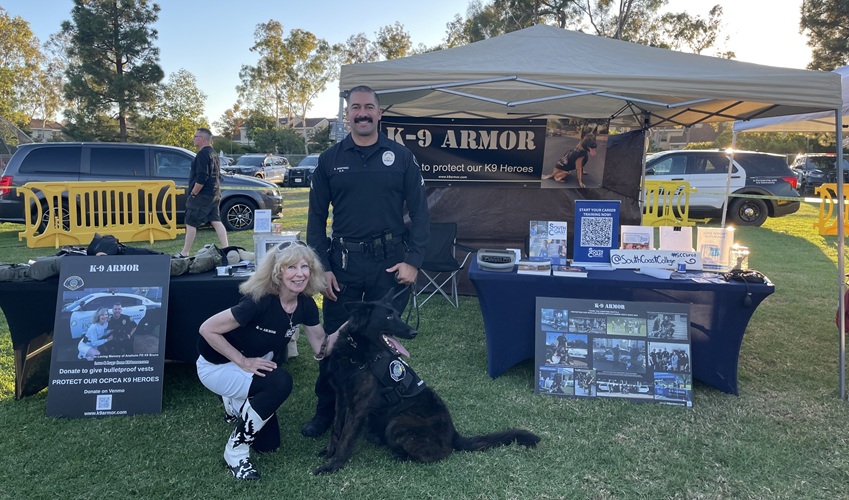 October 18, 2025 we are proud to protect Santa Ana Police K9 Wick for Corporal Martinez